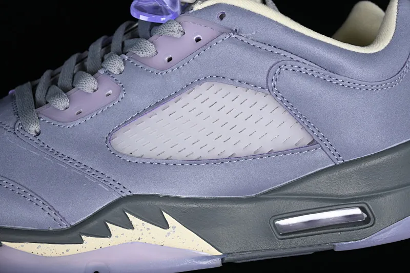 All categories Air Jordan Jordan series basketball shoes Air Jordan 5 G version Air Jordan 5 Low "Indigo Haze" AJ5 Joe 5 3M reflective indigo fog color low-top basketball shoes FJ4563-500